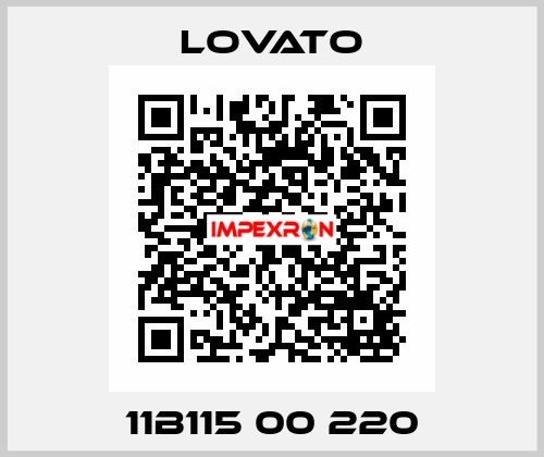 11B115 00 220 Lovato