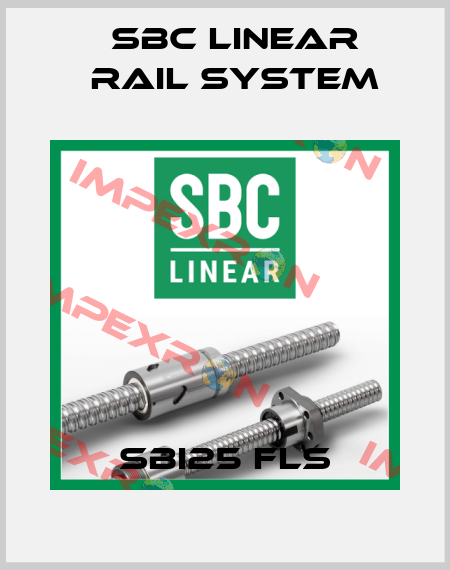 SBI25 FLS SBC Linear Rail System