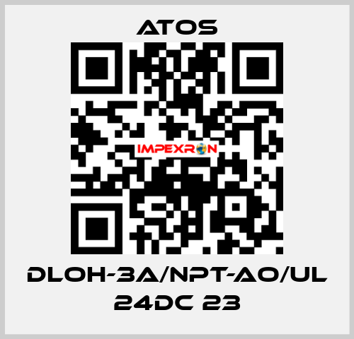 DLOH-3A/NPT-AO/UL 24DC 23 Atos