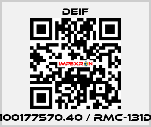 100177570.40 / RMC-131D Deif