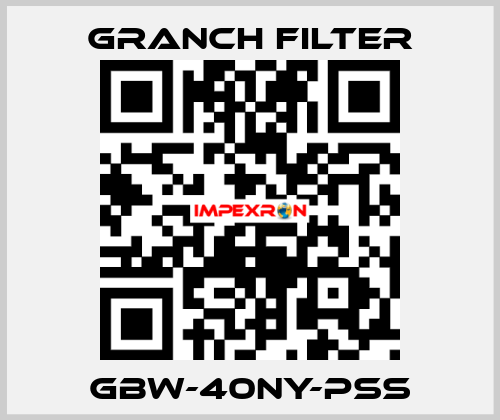 GBW-40NY-PSS GRANCH FILTER