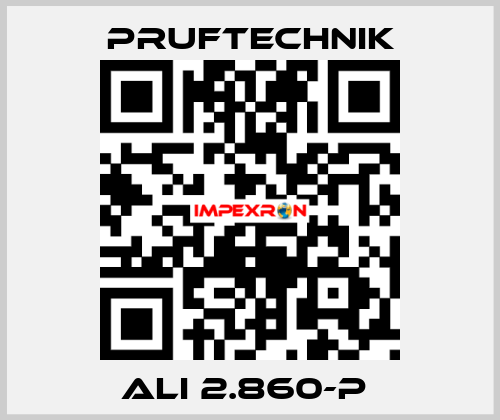 ALI 2.860-P  Pruftechnik
