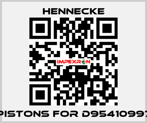 pistons for D95410997 Hennecke