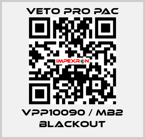 VPP10090 / MB2 BLACKOUT Veto Pro Pac