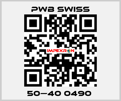 50—40 0490  PWB Swiss