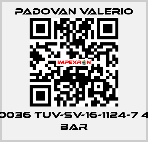 0036 TUV-SV-16-1124-7 4 bar PADOVAN VALERIO