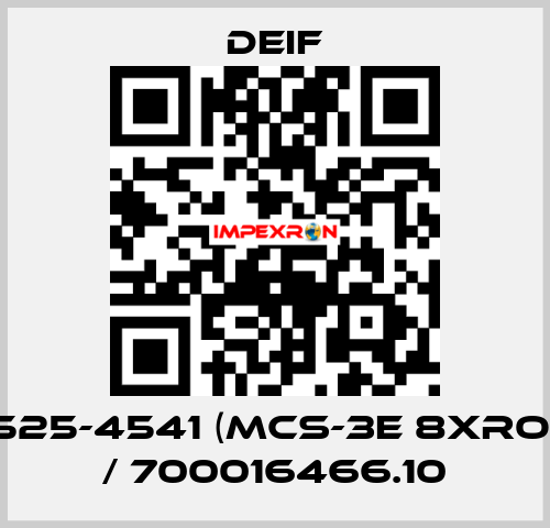 525-4541 (MCS-3E 8xRO) / 700016466.10 Deif