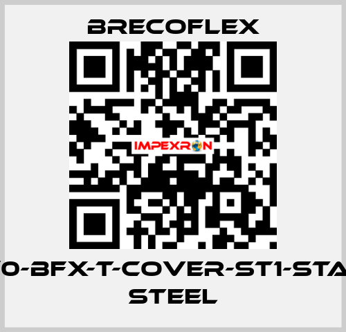 16AT10/0-BFX-T-COVER-ST1-STAINLESS STEEL  Brecoflex