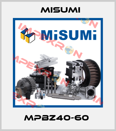 MPBZ40-60  Misumi