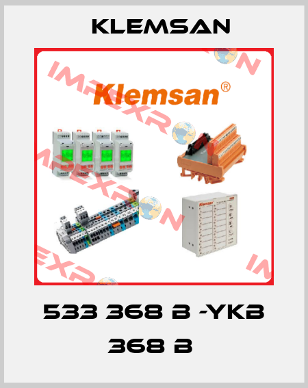 533 368 B -YKB 368 B  Klemsan