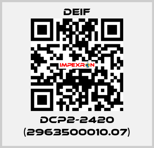 DCP2-2420 (2963500010.07) Deif