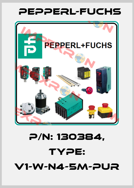 p/n: 130384, Type: V1-W-N4-5M-PUR Pepperl-Fuchs