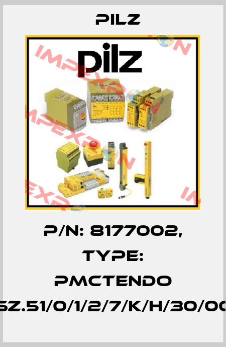 p/n: 8177002, Type: PMCtendo SZ.51/0/1/2/7/K/H/30/00 Pilz