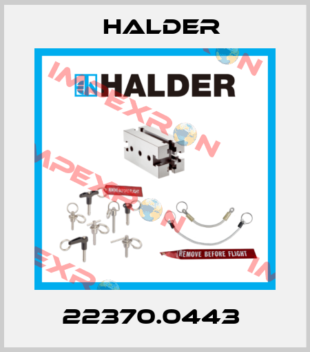 22370.0443  Halder