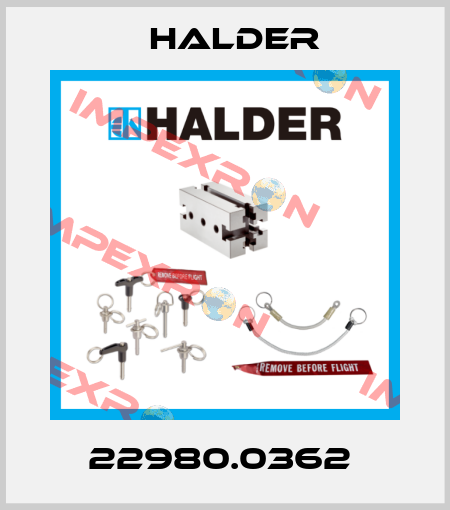 22980.0362  Halder