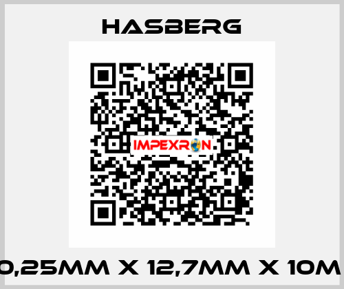 0,25MM X 12,7MM X 10M  Hasberg