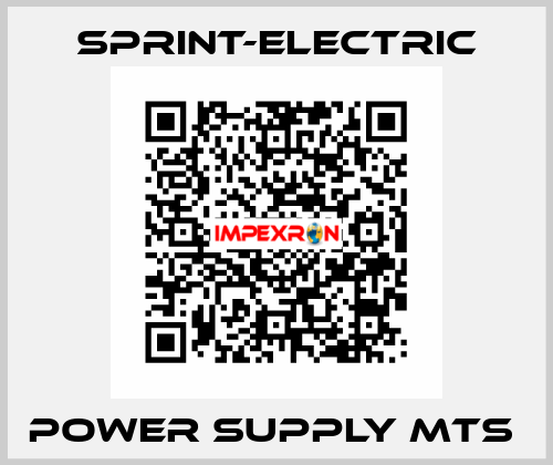 Power supply MTS  Sprint-Electric