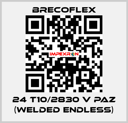 24 T10/2830 V PAZ (WELDED ENDLESS) Brecoflex