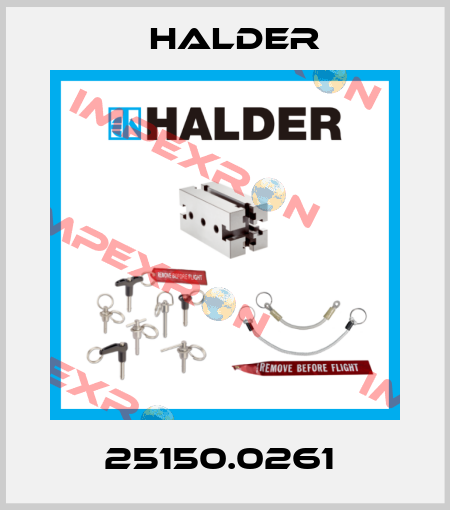 25150.0261  Halder