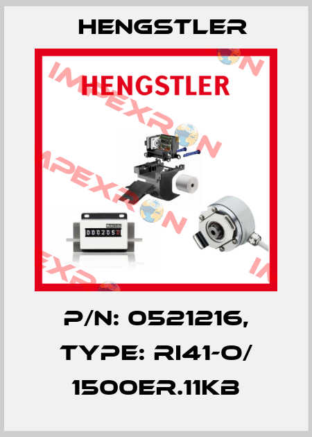 p/n: 0521216, Type: RI41-O/ 1500ER.11KB Hengstler