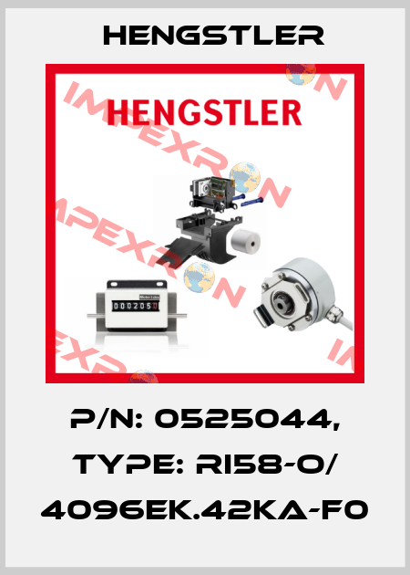 p/n: 0525044, Type: RI58-O/ 4096EK.42KA-F0 Hengstler