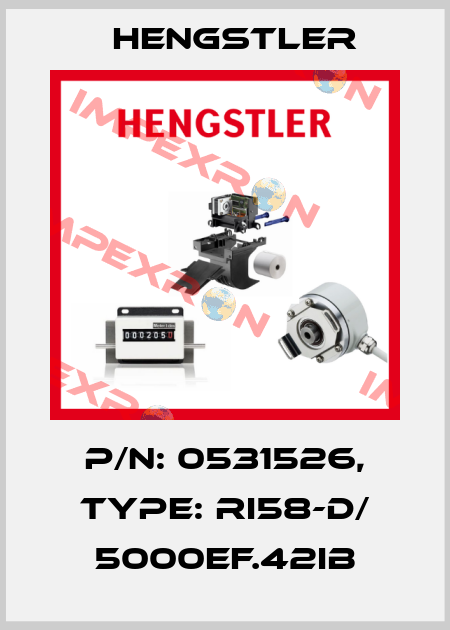 p/n: 0531526, Type: RI58-D/ 5000EF.42IB Hengstler