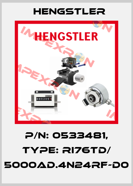 p/n: 0533481, Type: RI76TD/ 5000AD.4N24RF-D0 Hengstler
