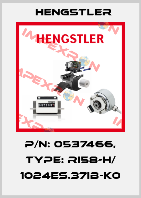 p/n: 0537466, Type: RI58-H/ 1024ES.37IB-K0 Hengstler