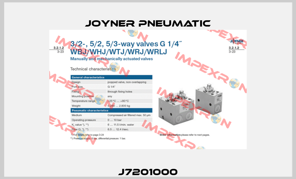 J7201000 Joyner Pneumatic