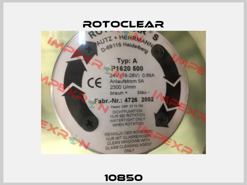 10850 Rotoclear