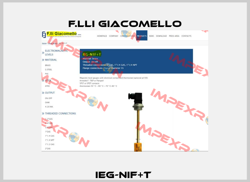 IEG-NIF+T  F.lli Giacomello