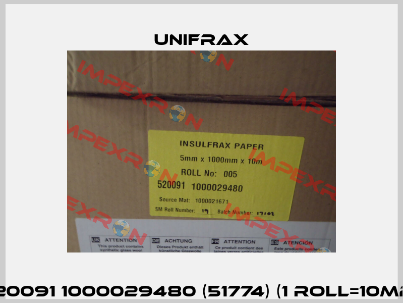 520091 1000029480 (51774) (1 roll=10m2)  Unifrax