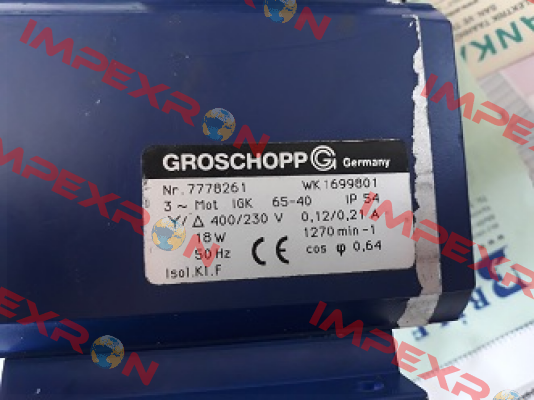 7778261  OEM  Groschopp