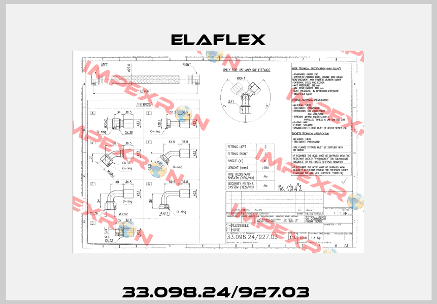 33.098.24/927.03  Elaflex