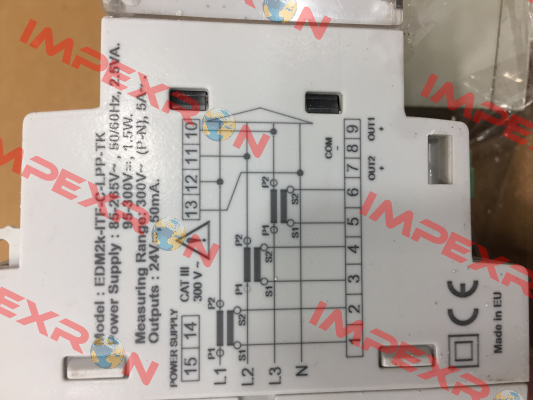 Model: EDM2k-ITF-C-LPP-TK S/N:4261190089  (OEM) Circutor