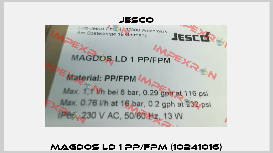 MAGDOS LD 1 PP/FPM (10241016) Jesco
