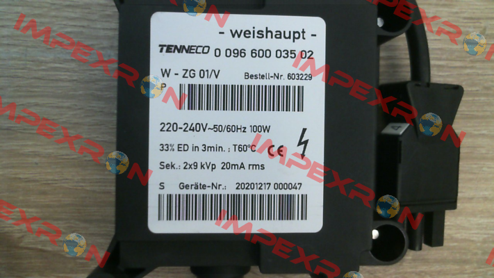 603 228 Weishaupt