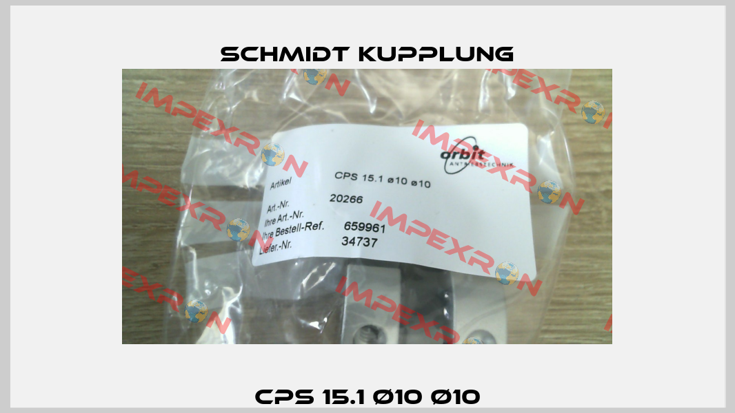 CPS 15.1 ø10 ø10 Schmidt Kupplung