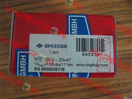 RFN7012 20X47 Ringfeder