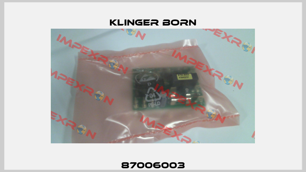 87006003 Klinger Born