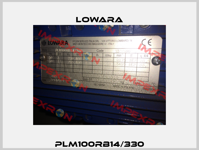PLM100RB14/330 Lowara
