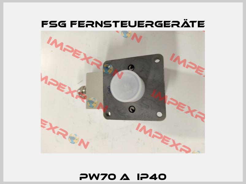 PW70 A  IP40 FSG Fernsteuergeräte