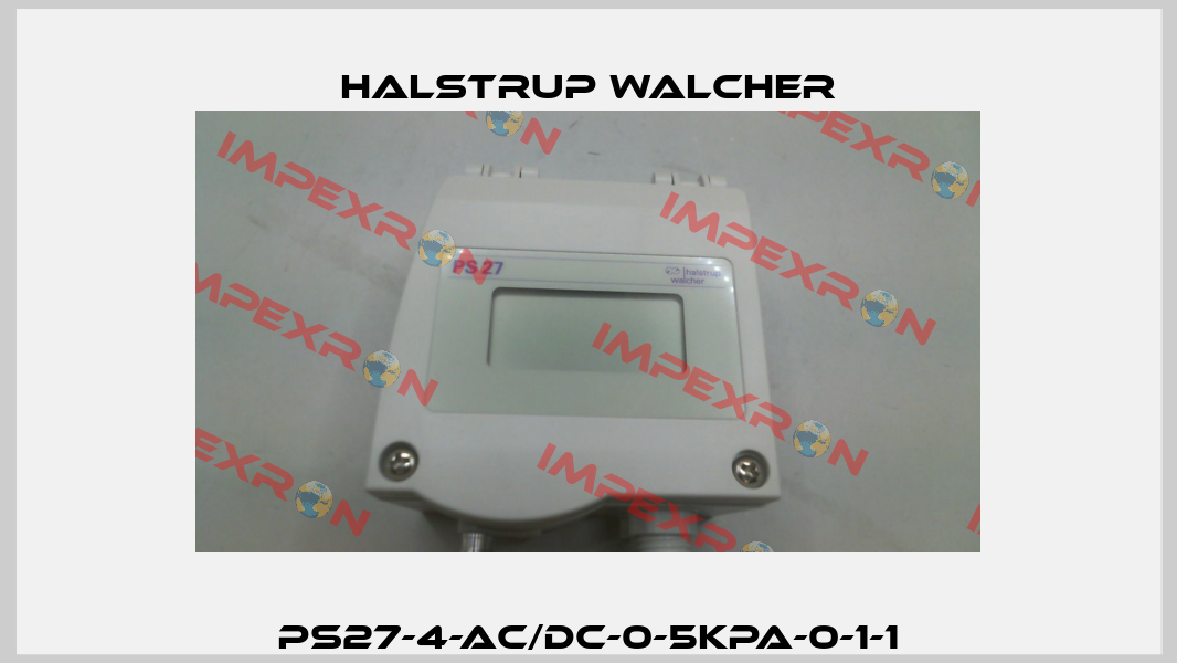 PS27-4-AC/DC-0-5kPa-0-1-1 Halstrup Walcher