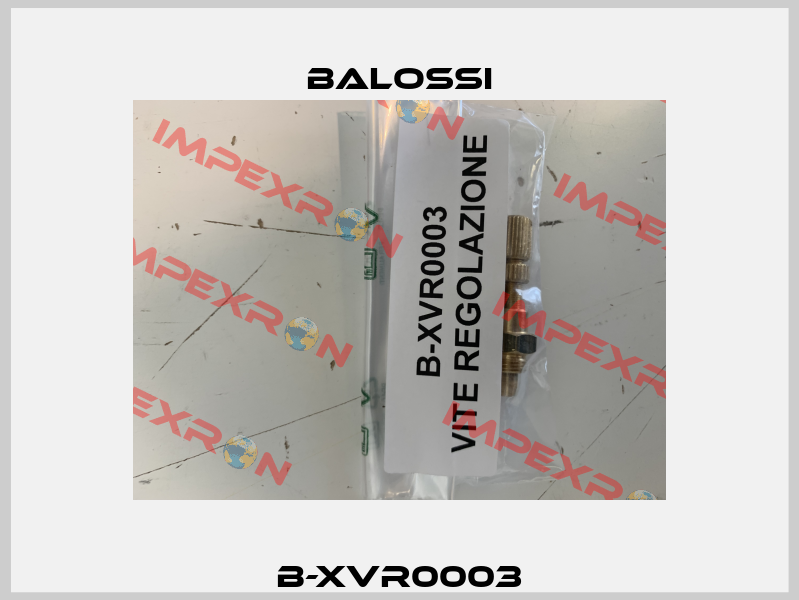 B-XVR0003 Balossi