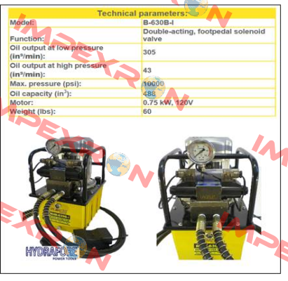 B-630B-I  Hydrafore Power Tools