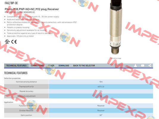 FAIZ/BP-3E Micro Detectors / Diell