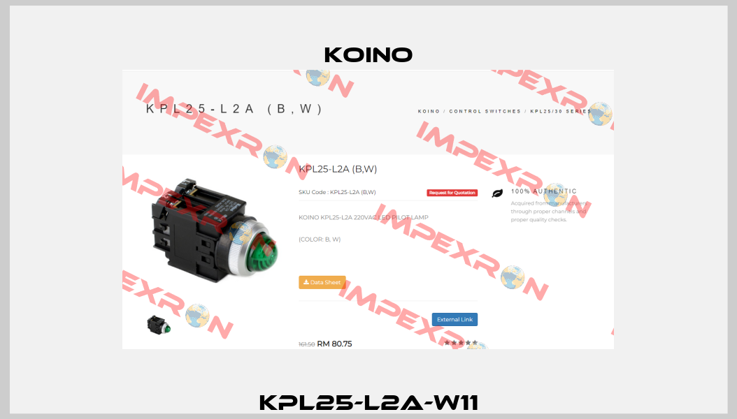 KPL25-L2A-W11 Koino