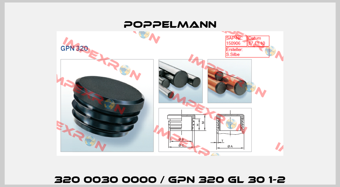 320 0030 0000 / GPN 320 GL 30 1-2 Poppelmann
