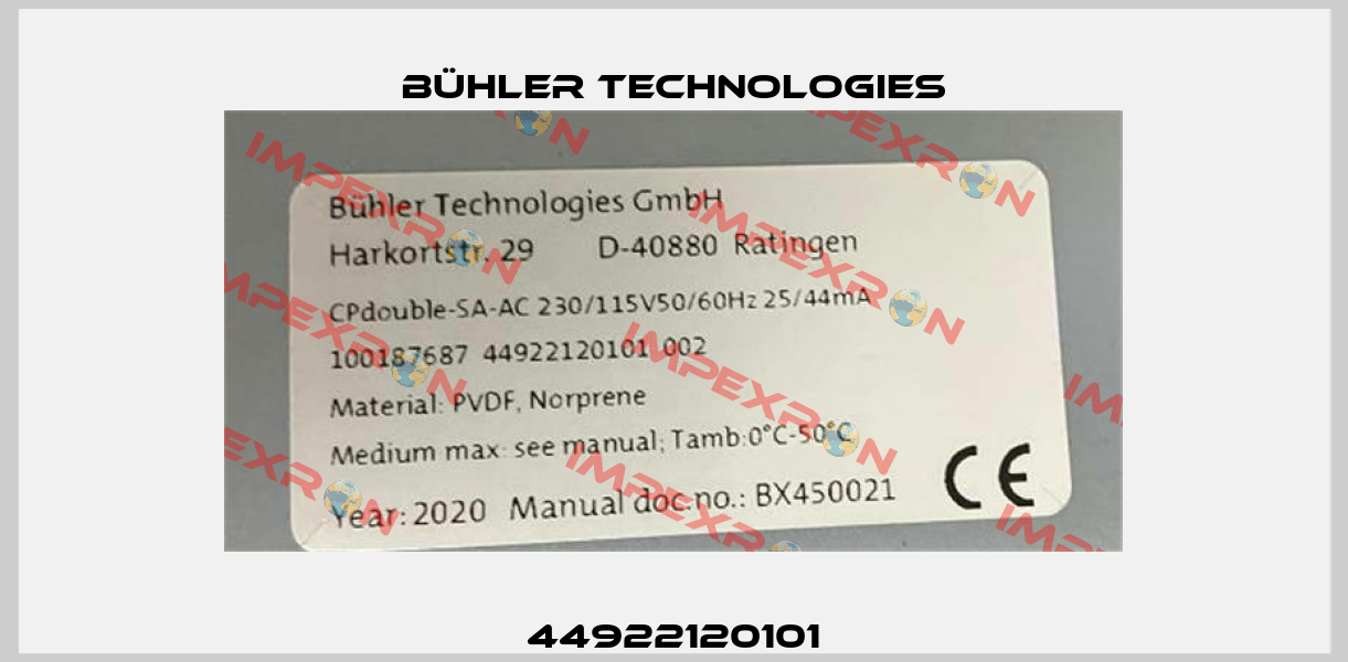 44922120101 Bühler Technologies