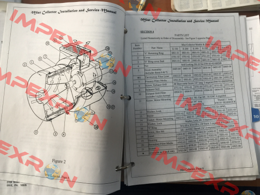 Screen for type E200S01   Donaldson